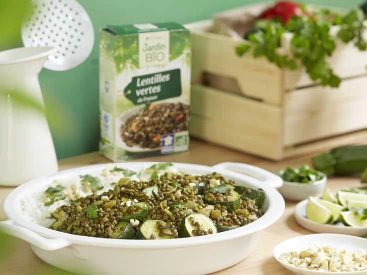 Recette bio de curry aux courgettes végétarien