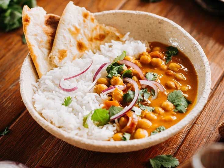 Recette bio de curry de pois chiches