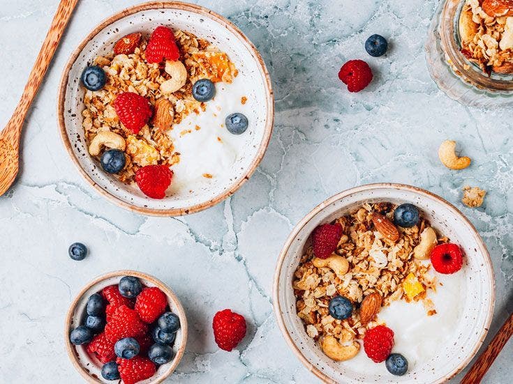 Recette bio de bowl au muesli 