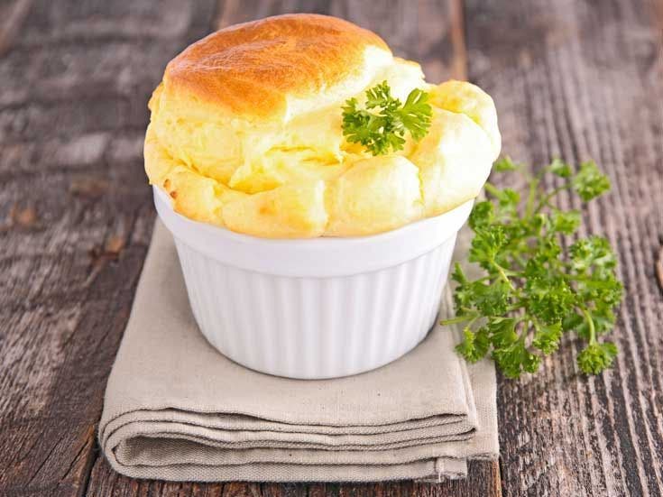 Recette bio de soufflé de pâtisson au fromage
