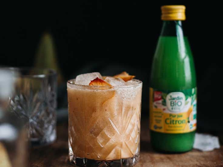 Recette bio de mocktail à la poire