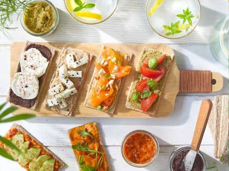 Recette bio de tartines craquantes apéro