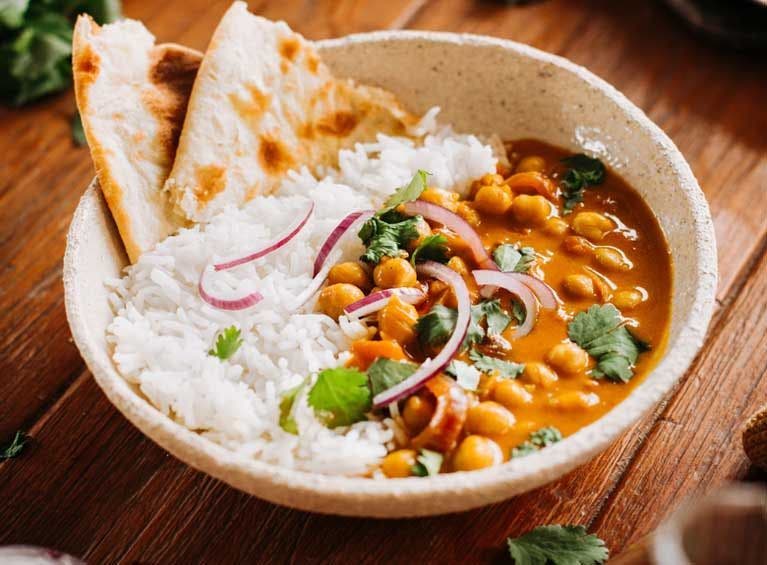 Recette bio de curry de pois chiches