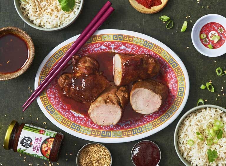 Recette bio de filet mignon laqué à la pâte thaï 