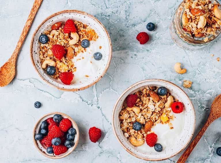 Recette bio de bowl au muesli 