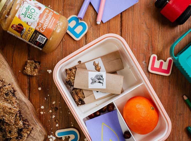 Recette bio de barres de céréales au beurre de cacahuète Jardin BiO étic