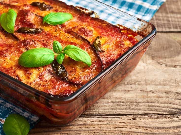 Recette bio d'aubergines grillées à la parmigiana
