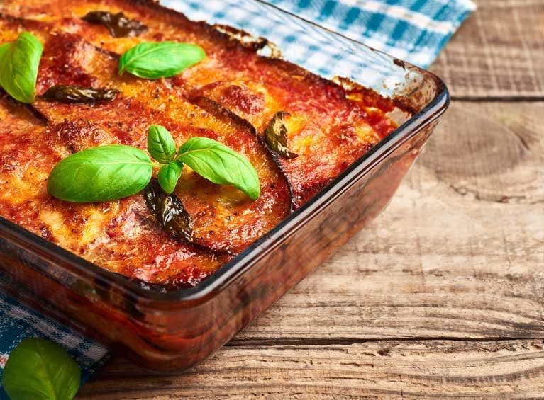 Recette bio d'aubergines grillées à la parmigiana