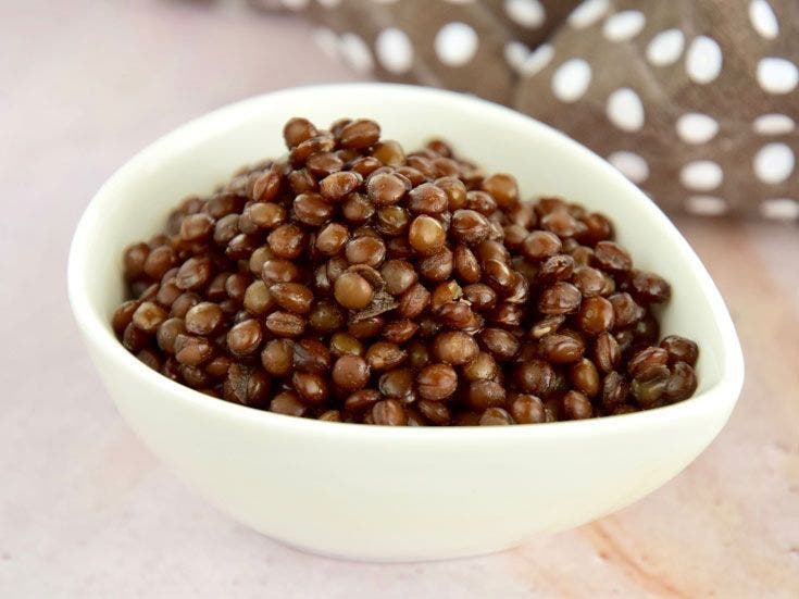 Recette bio de caviar de lentilles