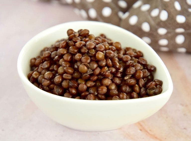 Recette bio de caviar de lentilles