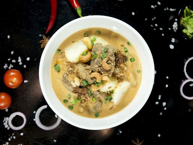 Recette bio de curry de bœuf aux cacahuètes