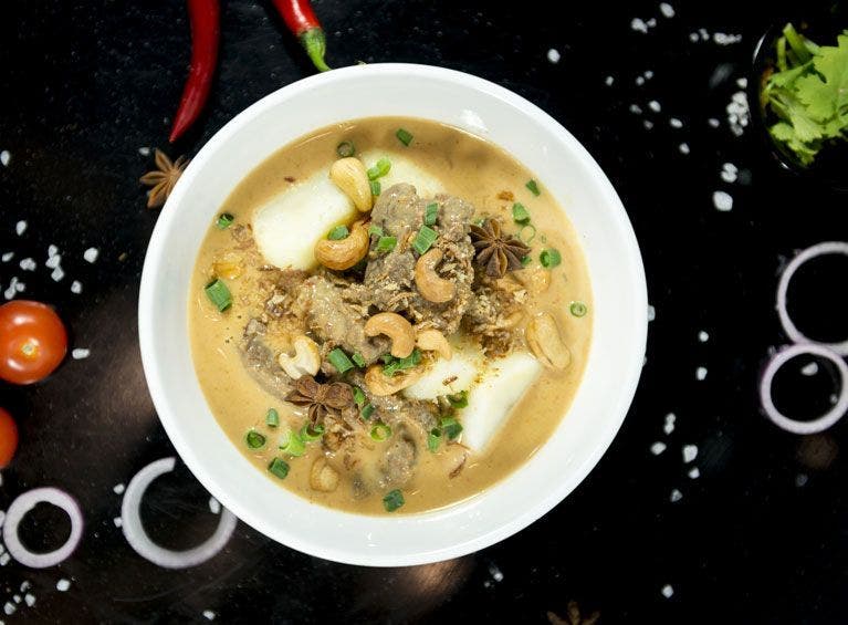 Recette bio de curry de bœuf aux cacahuètes