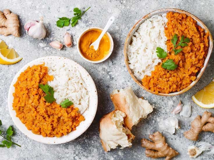 Recette bio de dhal de lentilles corail bio