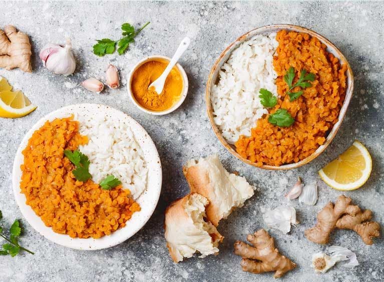 Recette bio de dhal de lentilles corail bio
