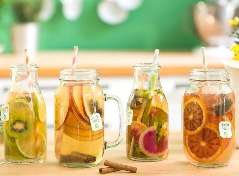 Recette bio d'eau healthy