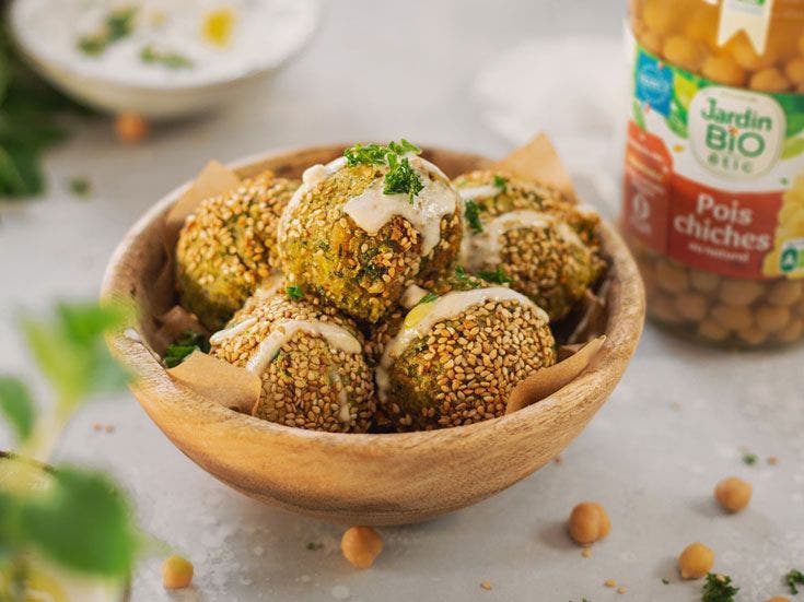 Recette bio de falafels aux pois chiches