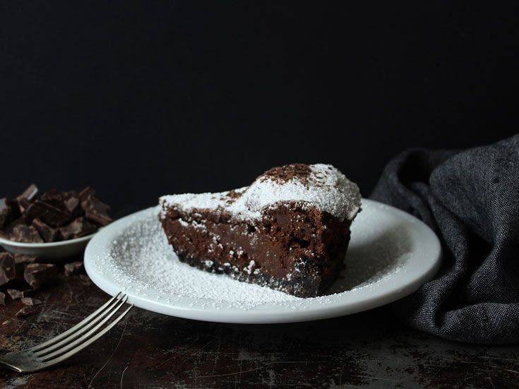 Recette bio de fondant au chocolat 
