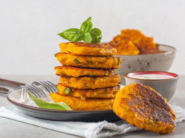 Recette bio végétarienne de galettes gourmandes & gremolata de persil sans gluten