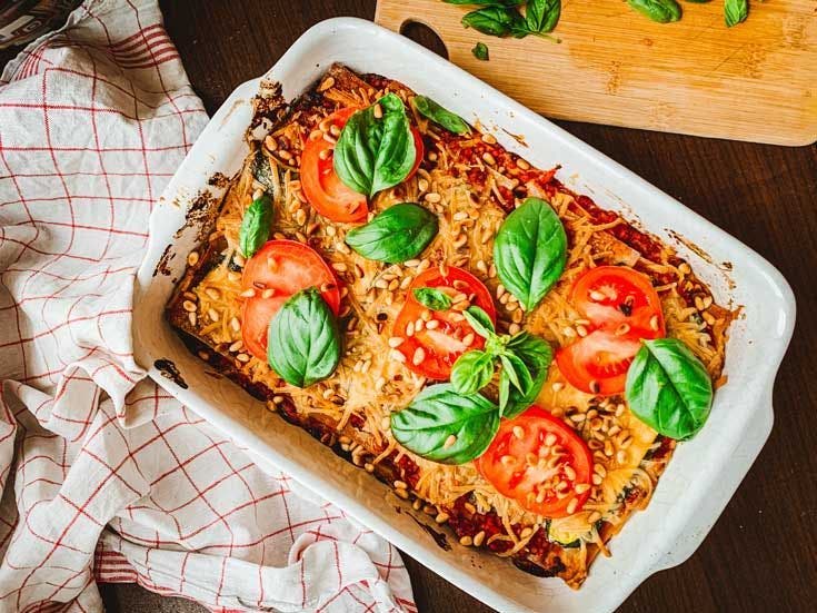 Recette bio de lasagnes végétariennes 