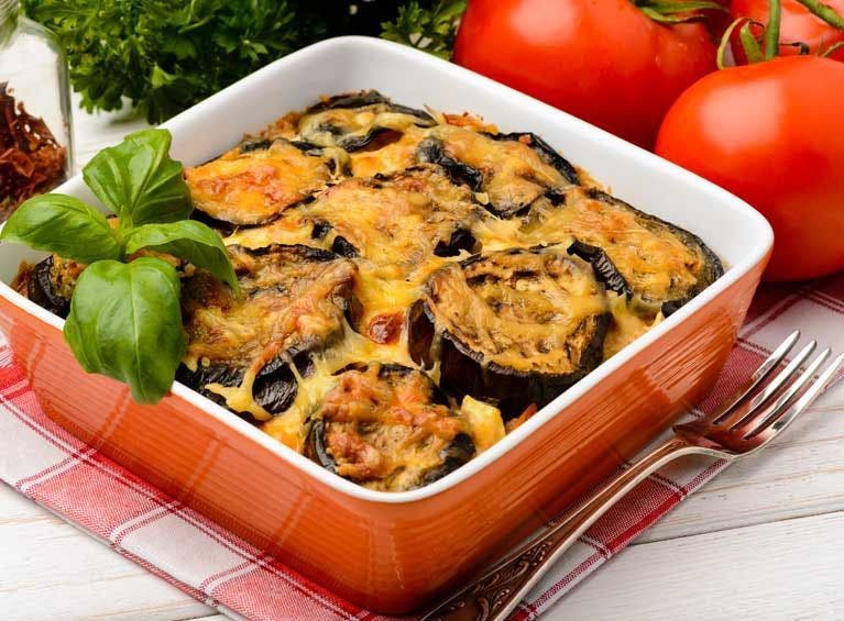 Recette bio de moussaka végétarienne sans gluten