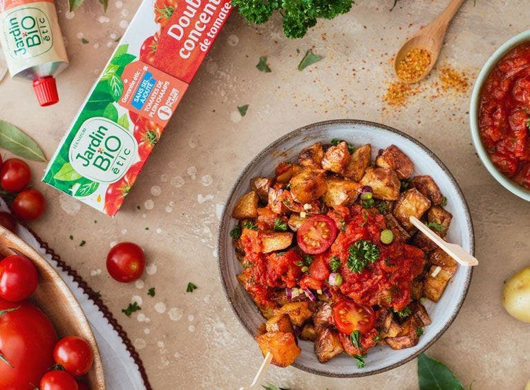 Recette bio de patatas bravas
