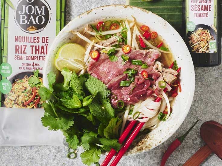 Recette bio de Pho "vite prêt"