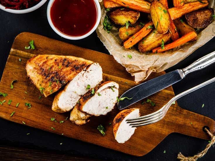 Recette bio de poulet mariné au barbecue