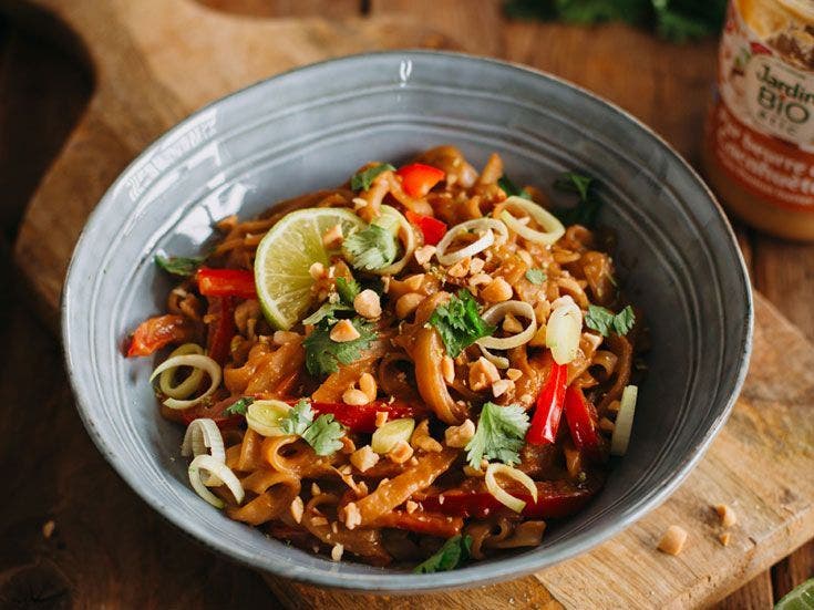 Recette bio de sauce satay