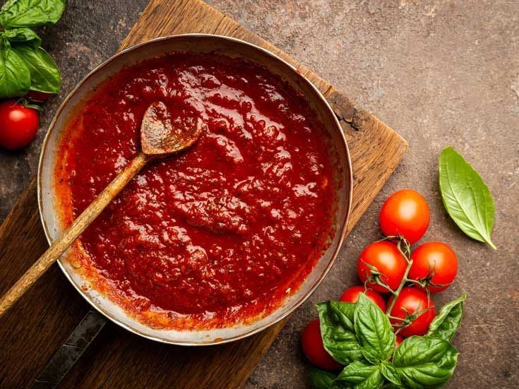 Recette bio de sauce tomate aux épices