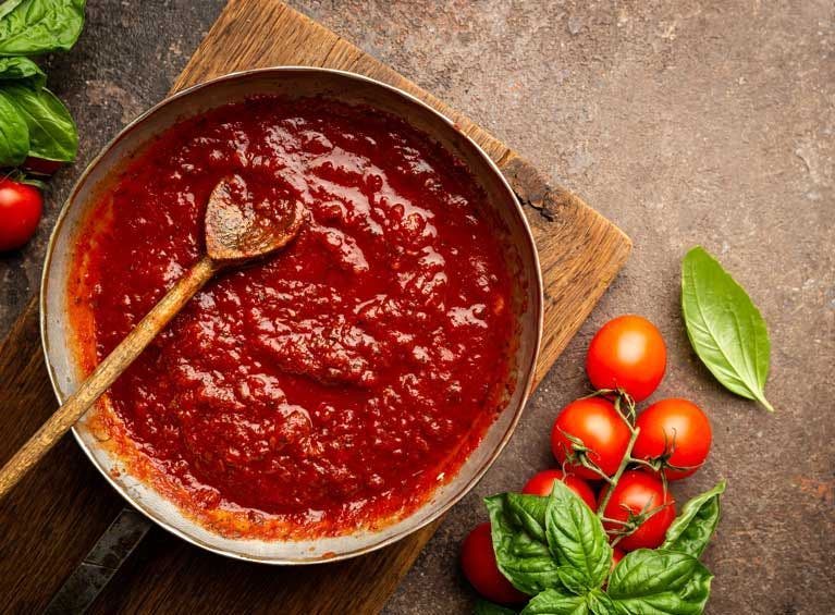 Recette bio de sauce tomate aux épices