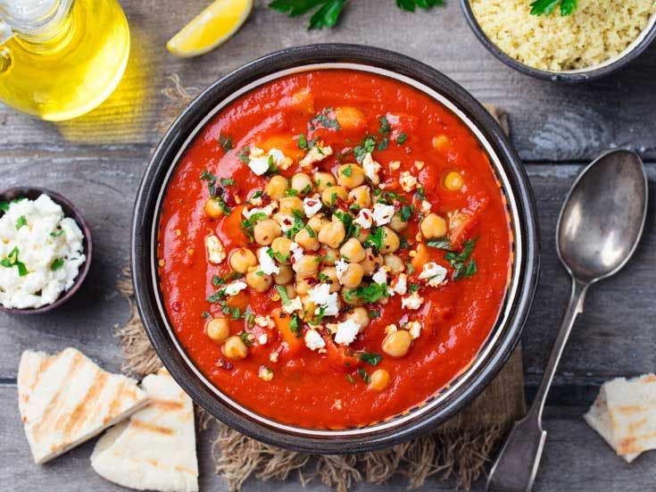 Recette bio de soupe libanaise