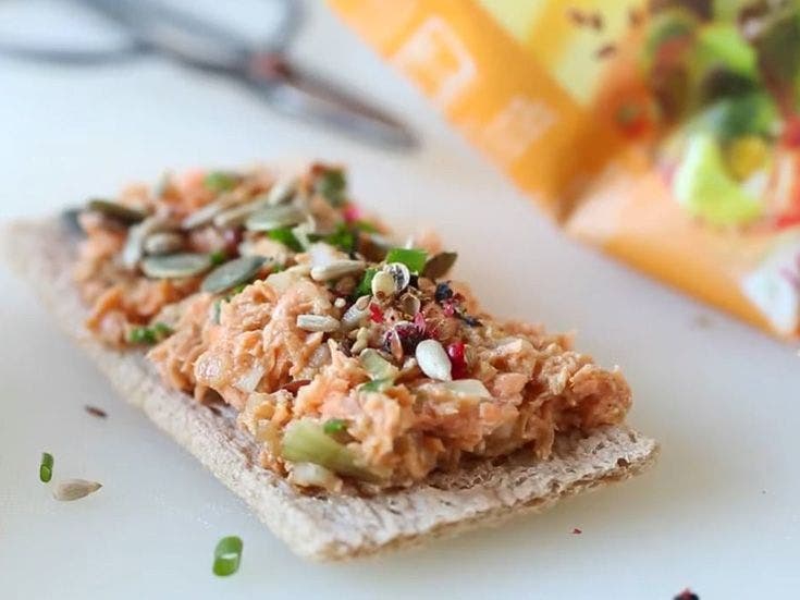 Recette bio d'un duo de tartines sans gluten, sans lactose, salé et sucré