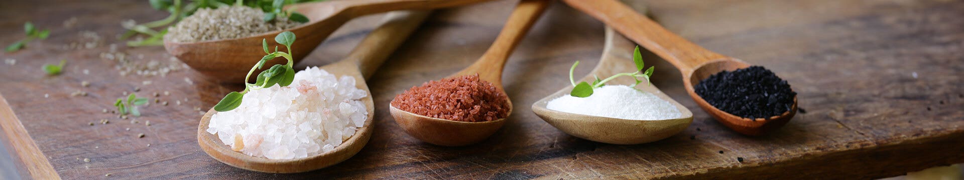 Sels, épices, aromates