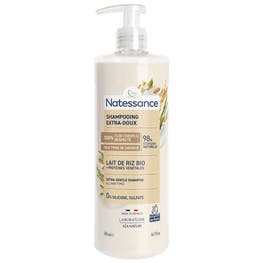 Shampooing extra-doux au lait de riz bio - NATESSANCE