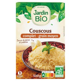Couscous bio complet et grain moyen - JARDIN BIO
