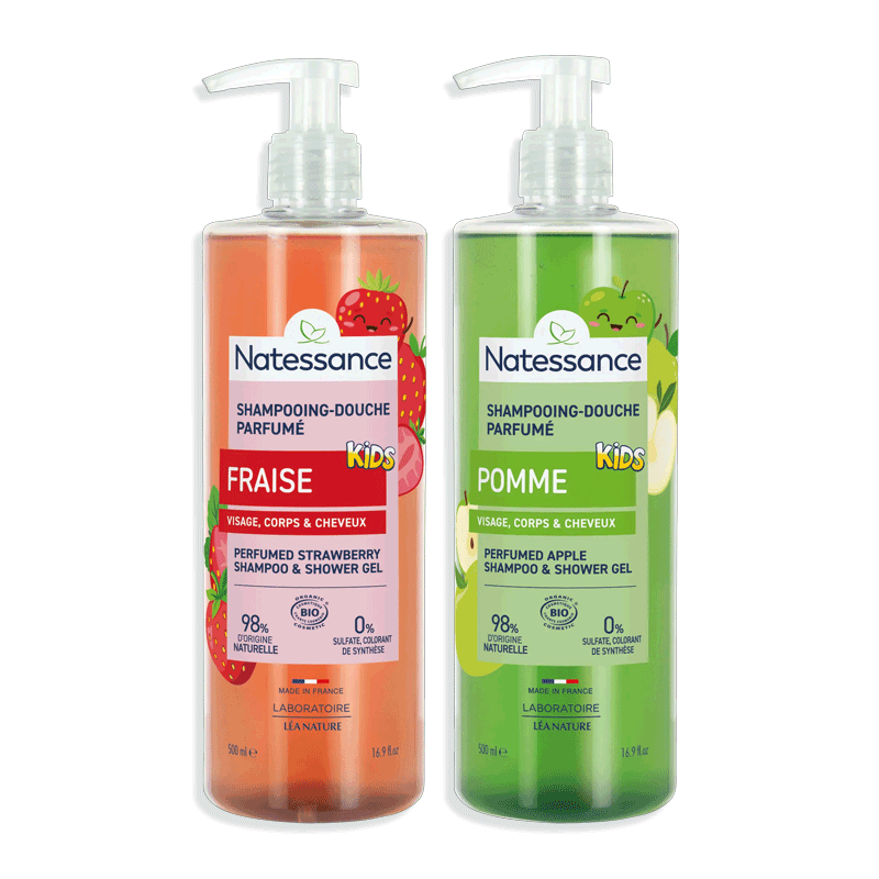 Duo Shampooing-Douche Bio Kids - NATESSANCE