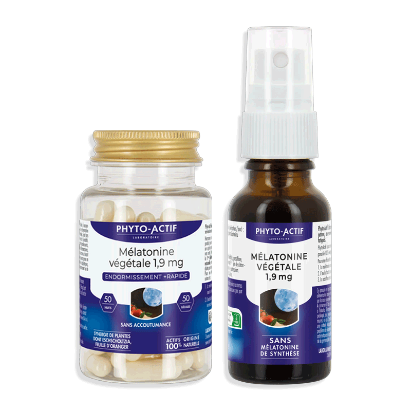 Duo Sommeil – Mélatonine Végétale - PHYTO ACTIF