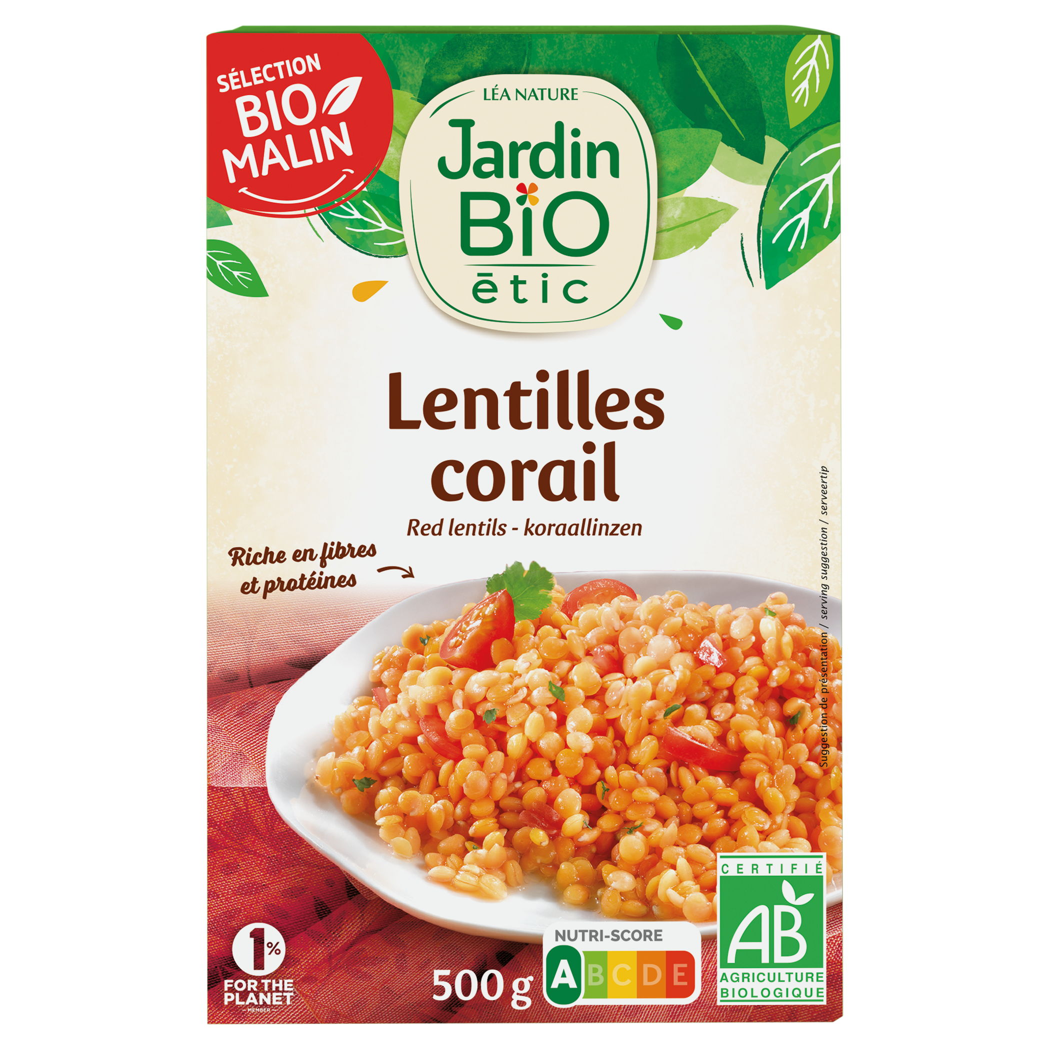 Lentilles corail bio - JARDIN BIO