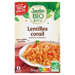 Lentilles corail bio - JARDIN BIO