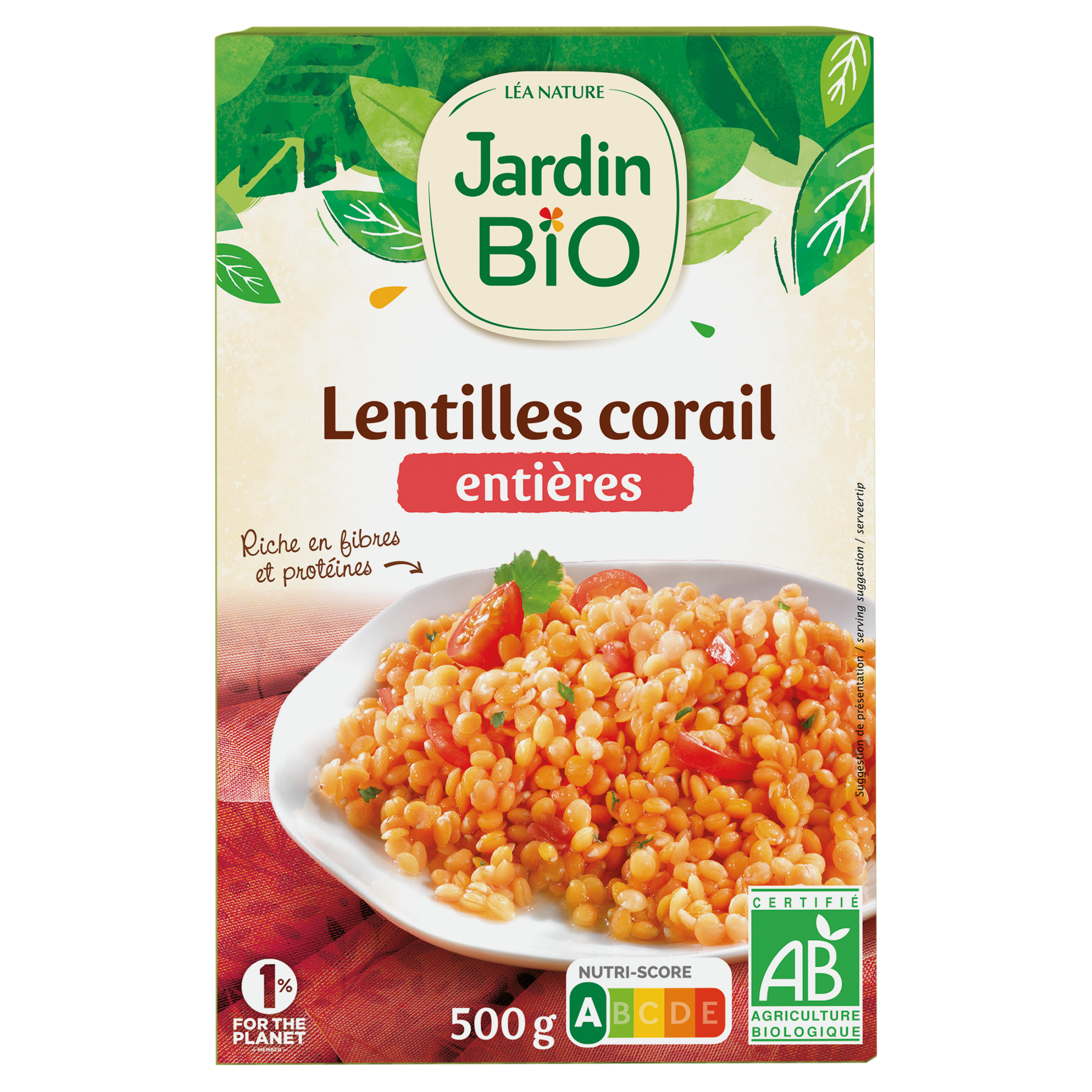 Lentilles corail bio - JARDIN BIO