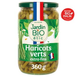 Haricots verts extra-fins coupés - bio - JARDIN BIO