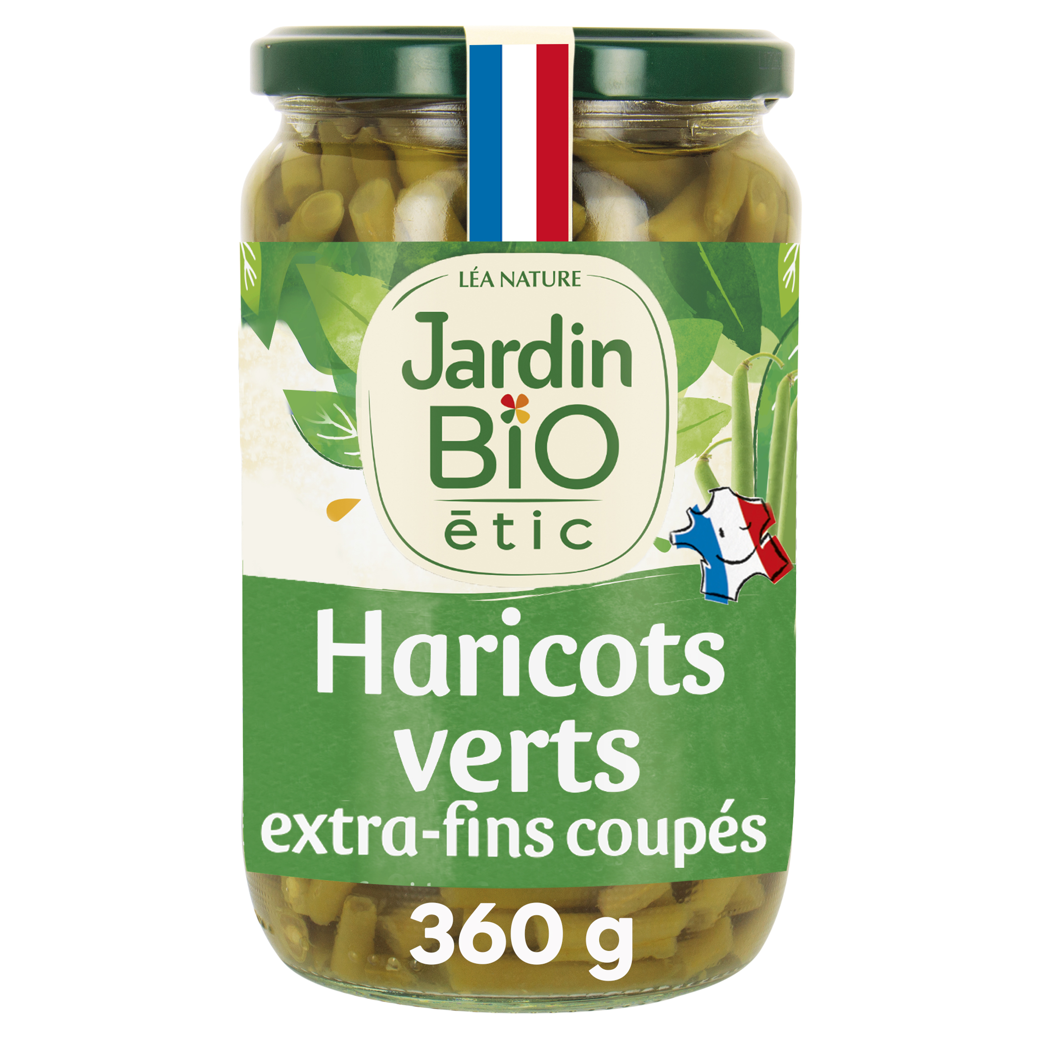 Haricots verts extra-fins coupés - bio - JARDIN BIO