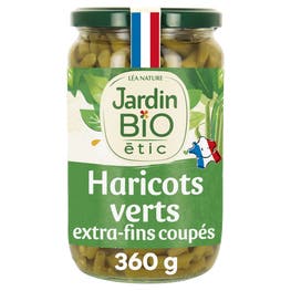 Haricots verts extra-fins coupés - bio - JARDIN BIO