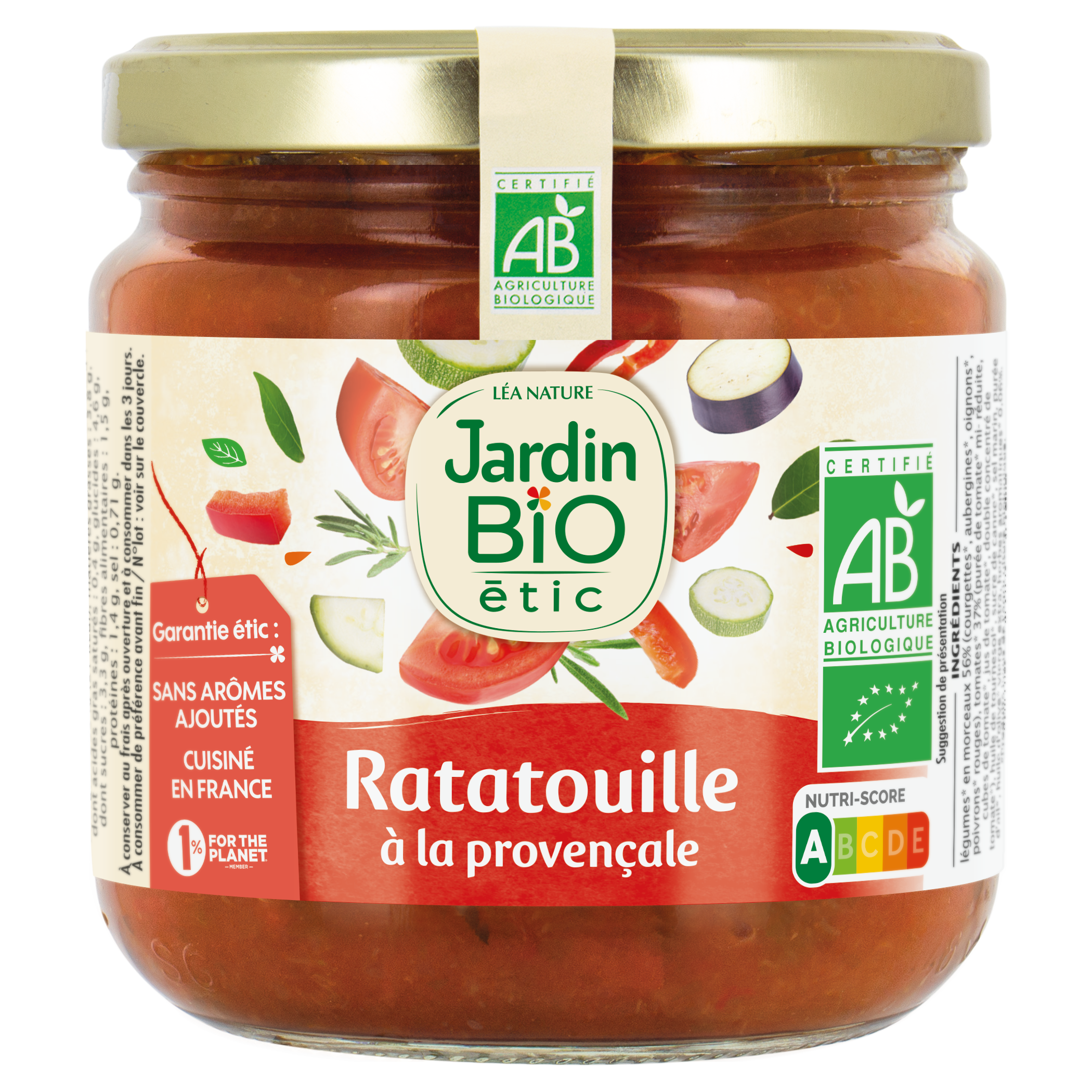 Ratatouille à la provençale  - JARDIN BIO