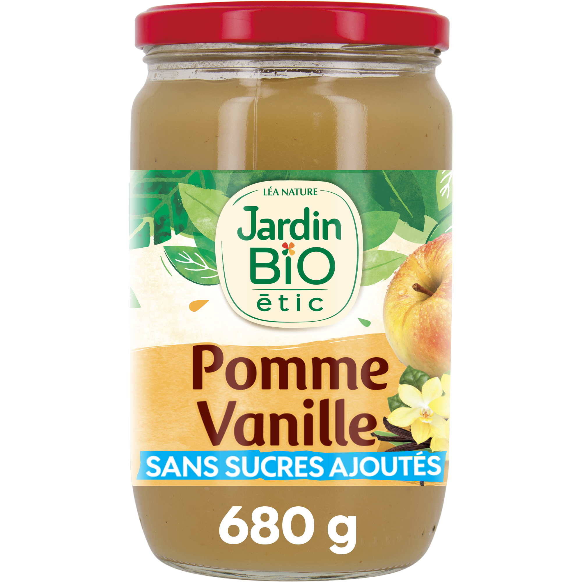 Compote pomme vanille bourbon - bio - JARDIN BIO