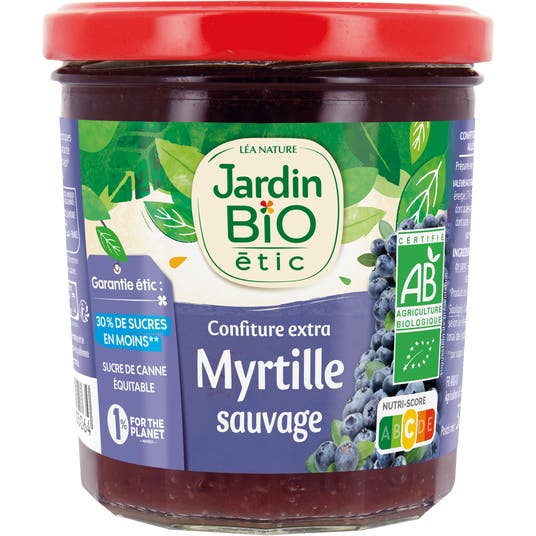 boho cosmetics Confiture extra Myrtille sauvage - Jardin Bio Étic