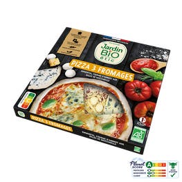Pizza 3 fromages bio - JARDIN BIO