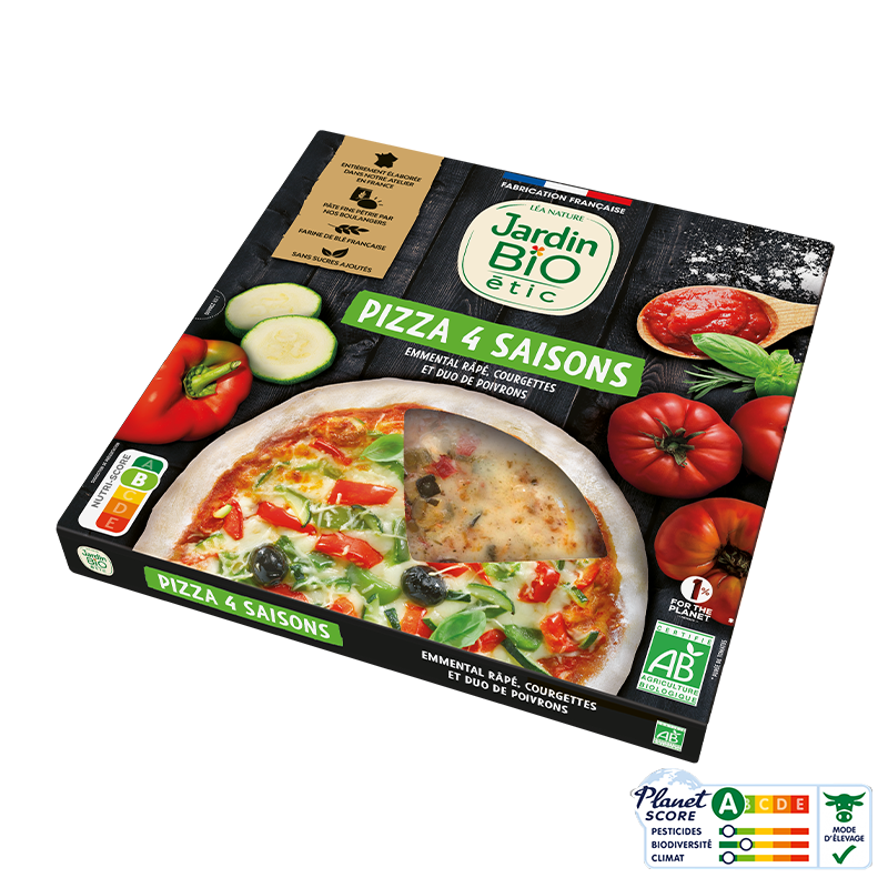 Pizza 4 saisons bio - JARDIN BIO