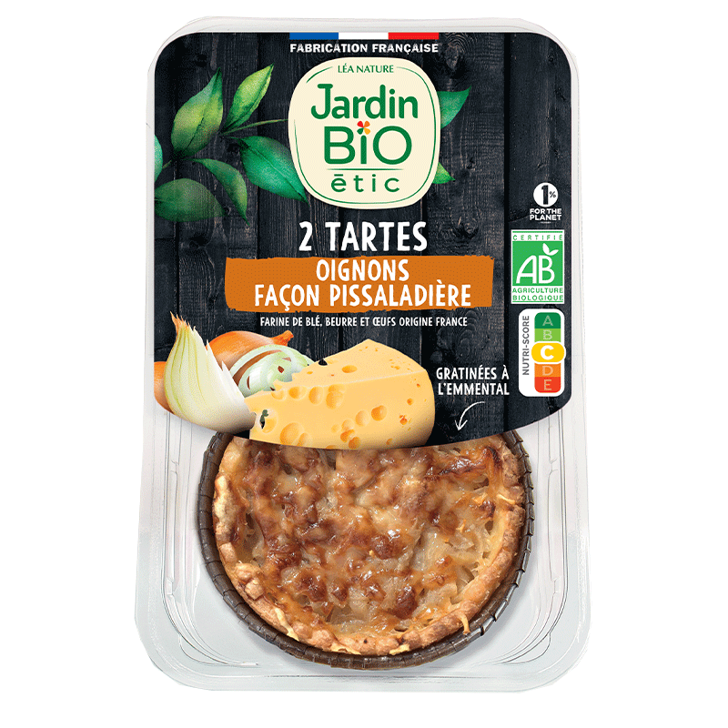 Tartes oignons pissaladière bio - JARDIN BIO