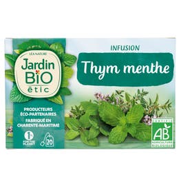 Infusion Thym Menthe - bio - JARDIN BIO